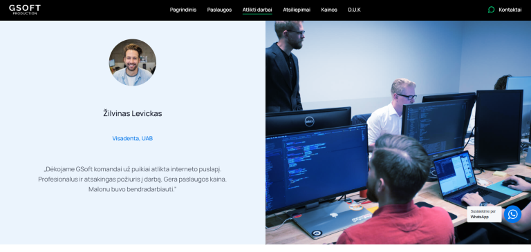 Svetainės kūrimas: kaip sukurti funkcionalią ir efektyvią svetainę