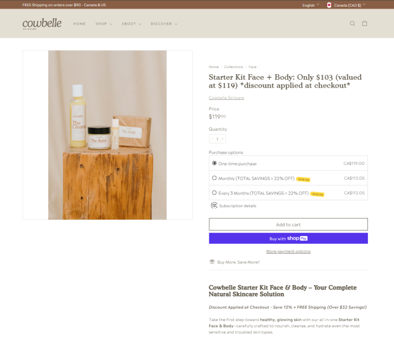 Toronto, Cowbelle Skincare’s All-Natural Starter Kit Is Selling Fast, Here’s Why You’ll Love It (Now Only $103)