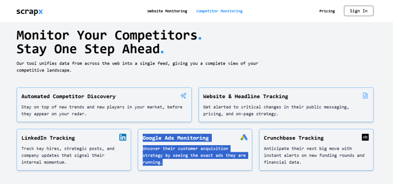 Here Is How Scrapx Google Ads Competitor Monitoring Service Can Save You at Least $1,000 and 30 Days of Effort on Your Own PPC or AD Campaigns